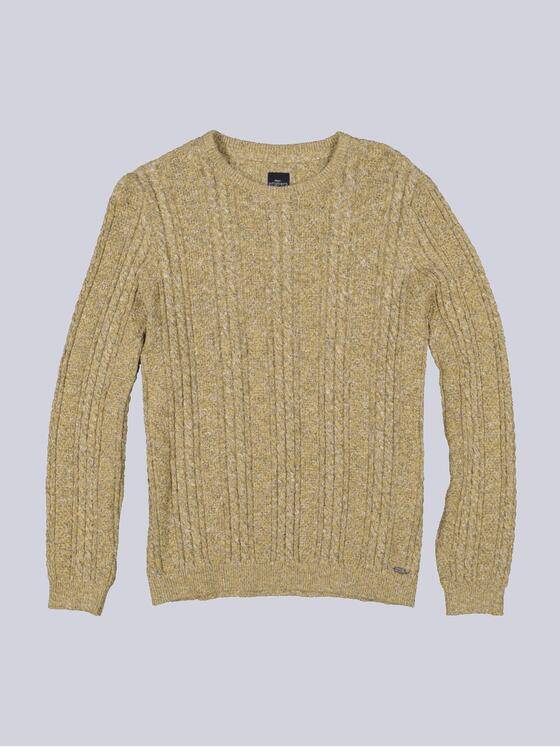 engbers Herren Pullover strukturiert Gelb 35559
