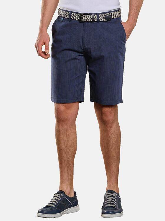 engbers Herren Bermuda fein gestreift Brilliantblau 33200