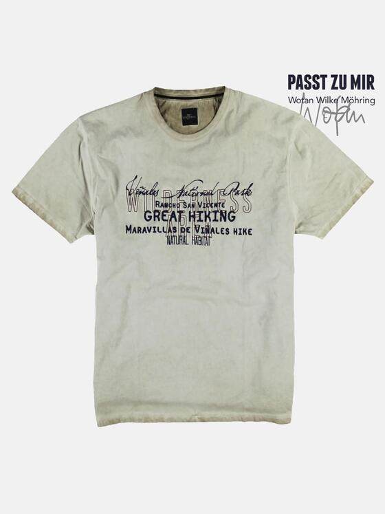 engbers Herren Rundhals T-Shirt Sand 23653