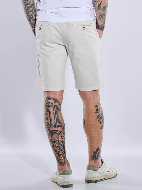 emilio adani Herren Chino-Bermuda mit Tunnelzug Beige 39007