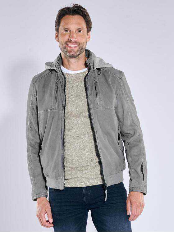 engbers Herren Lederjacke Hellblau 38787