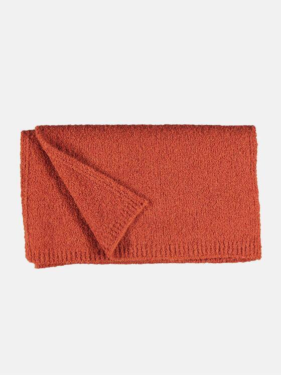 emilio adani Herren Schal uni Orange 32219