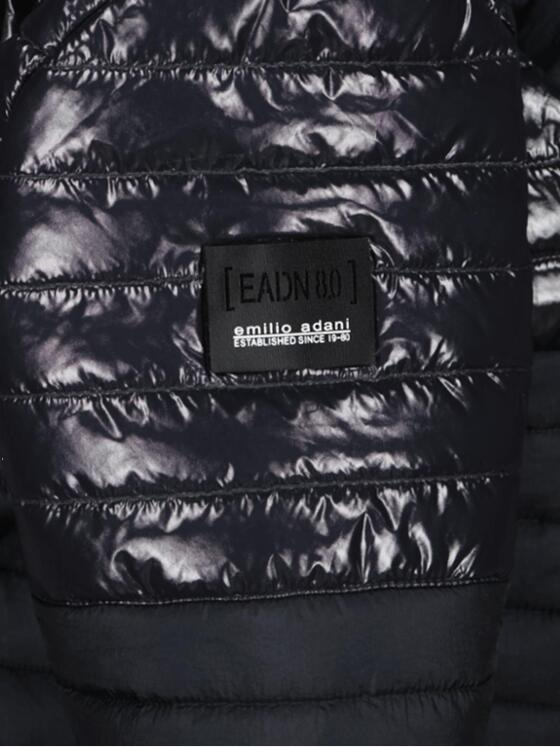 emilio adani Herren Steppjacke leicht glänzend Blau 32565