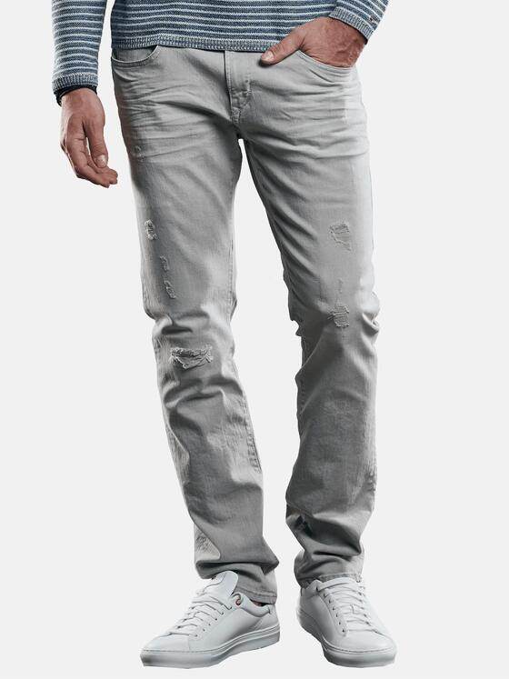 emilio adani Herren Stylische Supertretch Denim Grau 29274