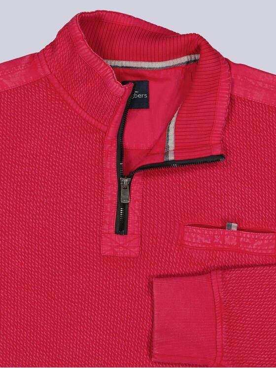 engbers Herren Sweatshirt strukturiert Rot 39532