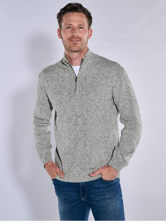 engbers Herren Pullover mit Stehkragen Hellgruen 38205
