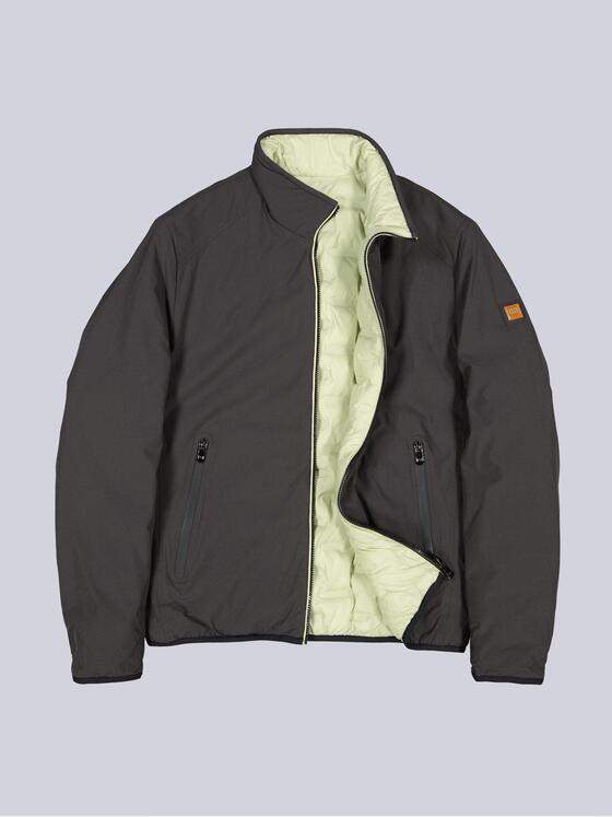emilio adani Herren Wende-Steppjacke Schwarzbraun 40011