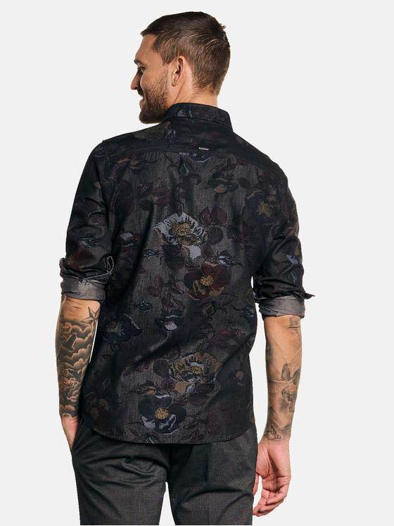 emilio adani Herren Hemd langarm Anthrazit 32825