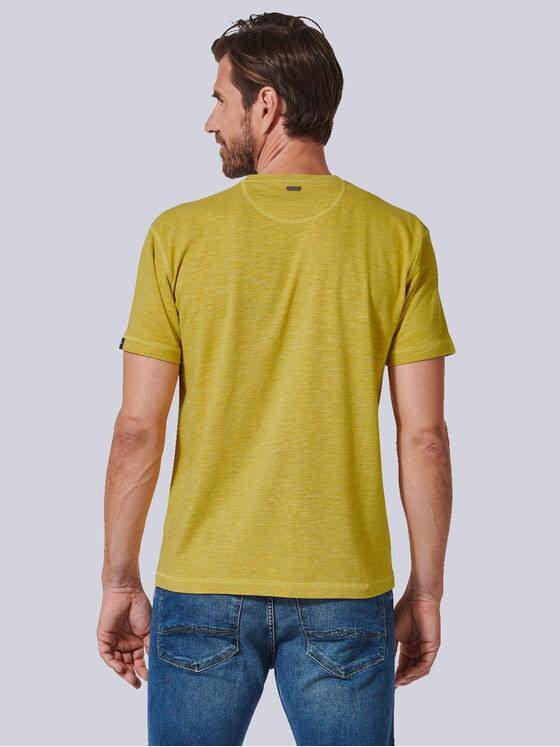 engbers Herren T-Shirt uni Gelb 35273