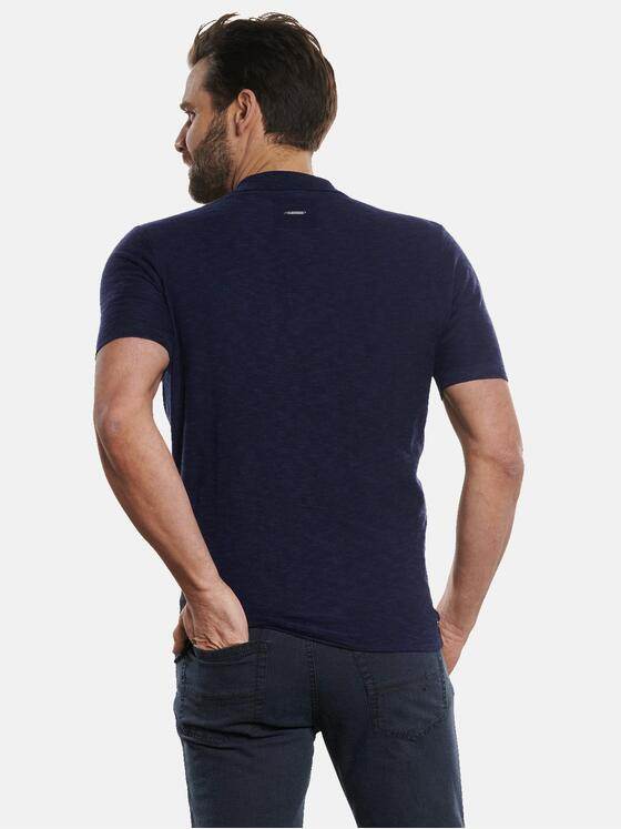 engbers Herren Polo-Shirt gestrickt Blau 32605