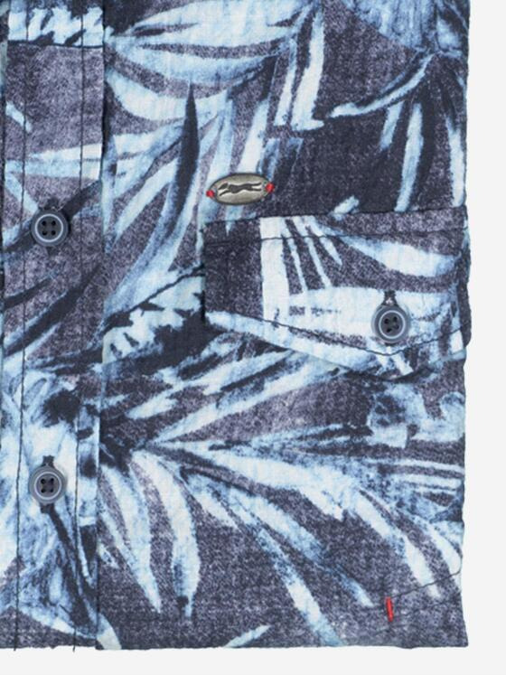 engbers Herren Kurzarm-Hemd slim fit Brilliantblau 37156