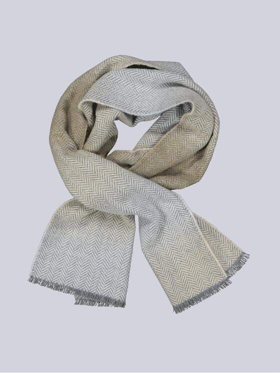 engbers Herren Schal gemustert Beige 35943