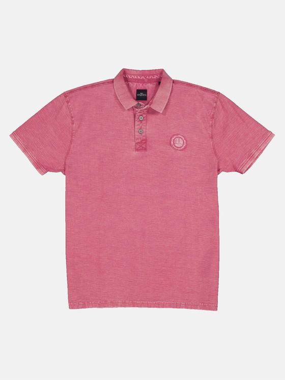 engbers Herren Polo-Shirt strukturiert Violett 33127