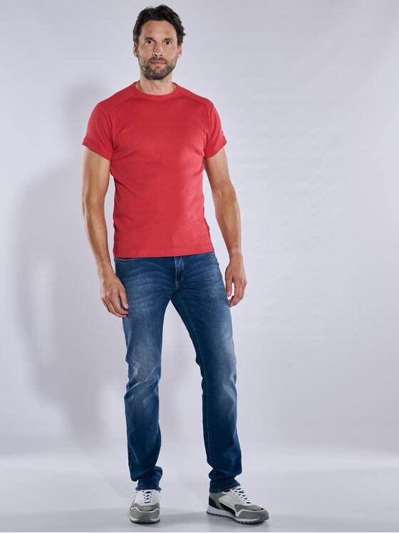 engbers Herren Basic-Shirt "My Favorite" organic Rot 36116