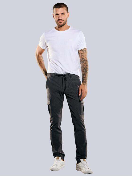 emilio adani Herren Cargohose regular Grau 35244