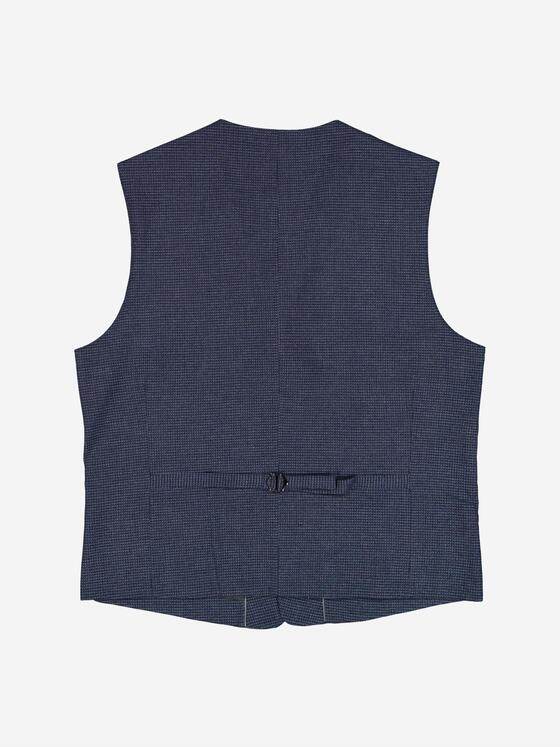 engbers Herren Sakko-Weste strukturiert Saphirblau 38122