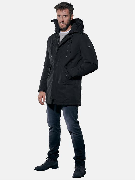 emilio adani Herren Wind und Atmungsaktive Jacke Schwarz 30775