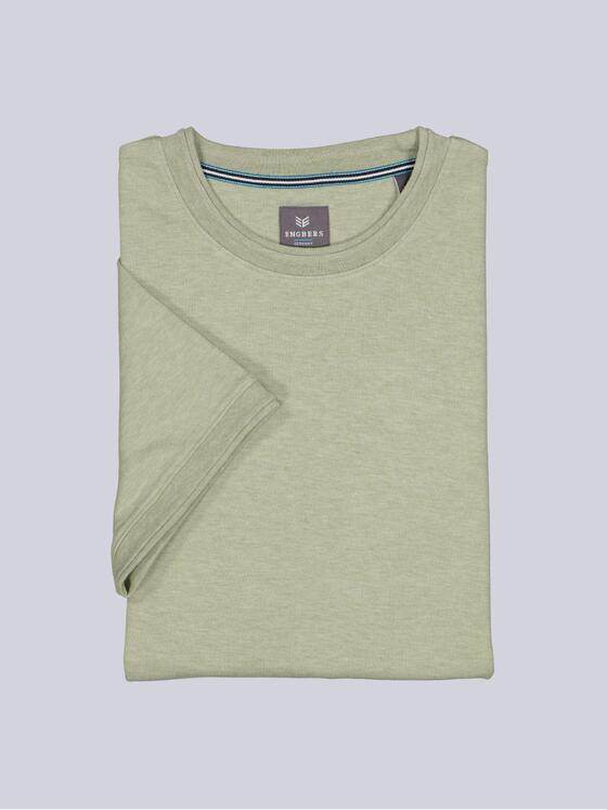 ENGBERS GERMANY Herren T-Shirt Baumwoll-Hightechmaterial Hellgruen 38571
