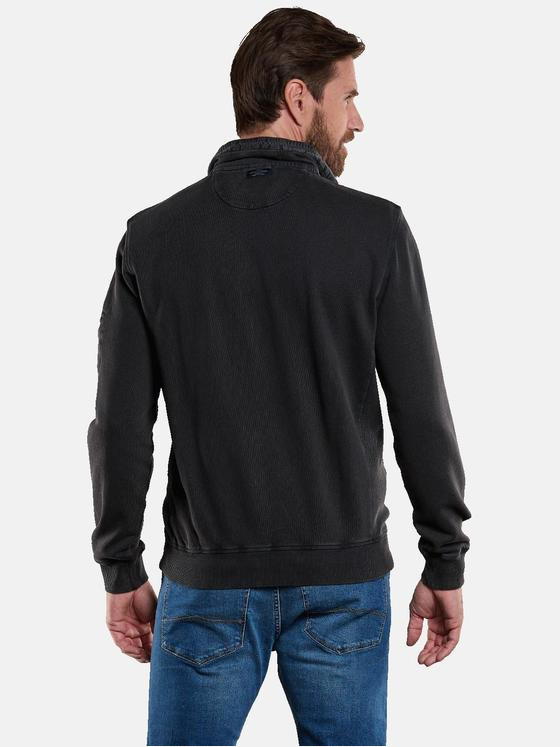 engbers Herren Sweatjacke mit Stehkragen Grau 34126