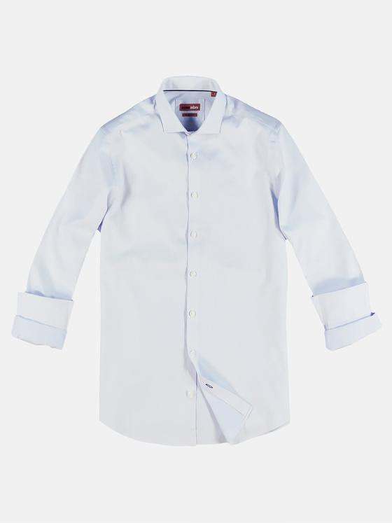 emilio adani Herren Hemd in merzerisierter Qualität Blau 29524