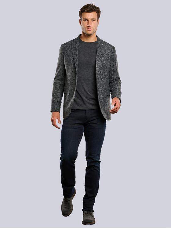 ENGBERS GERMANY Herren Sakko mit Wollanteil Grau 33599