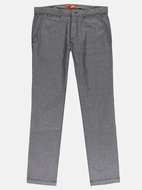 emilio adani Herren Modische Chino aus sommerlichem Garn Grau 29845