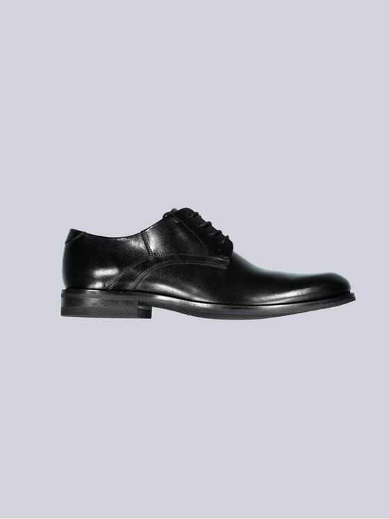 engbers Herren Halbschuh aus Leder Schwarz 35715