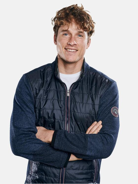 engbers Herren Sportive Sweatjacke Saphirblau 30946