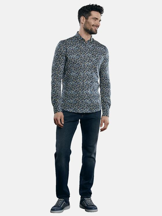 engbers Herren Hemd langarm Saphirblau 31697