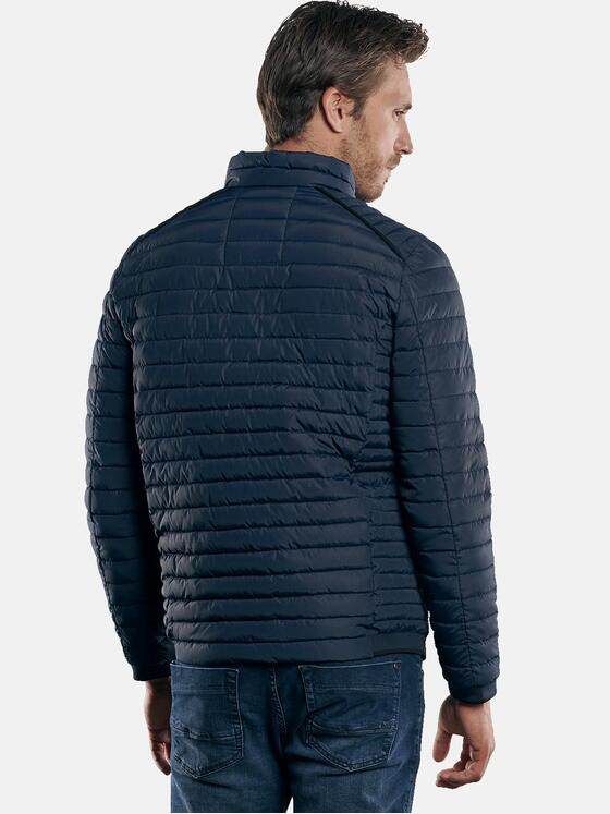 emilio adani Herren Jacke mit dezenten Kontrastelementen Blau 30017