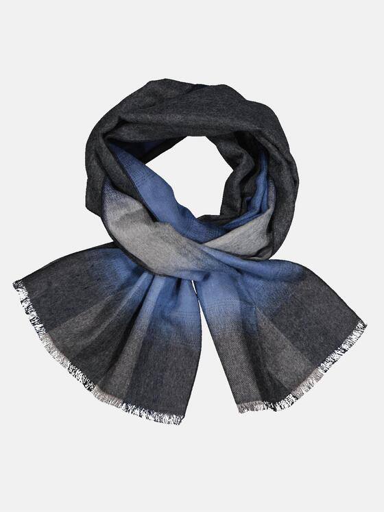 engbers Herren Schal gemustert Blau 35884