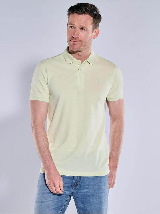 ENGBERS GERMANY Herren Polo-Shirt aus Pima-Baumwolle Hellgelb 38554