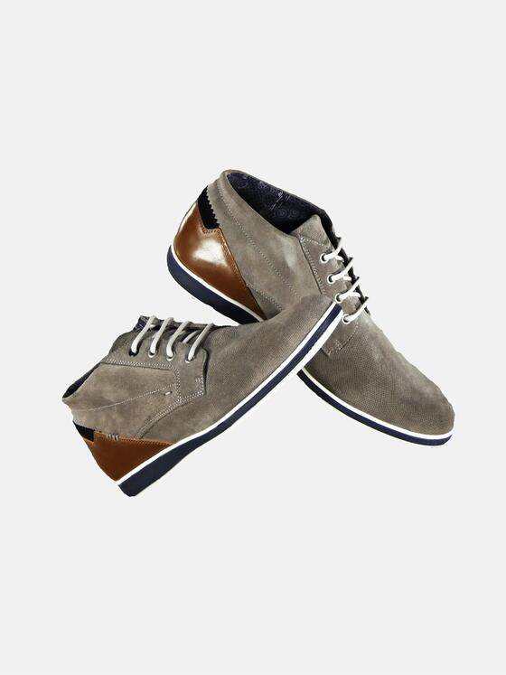 engbers Herren Modischer Mid-Cut Boot Kieselgrau 29398