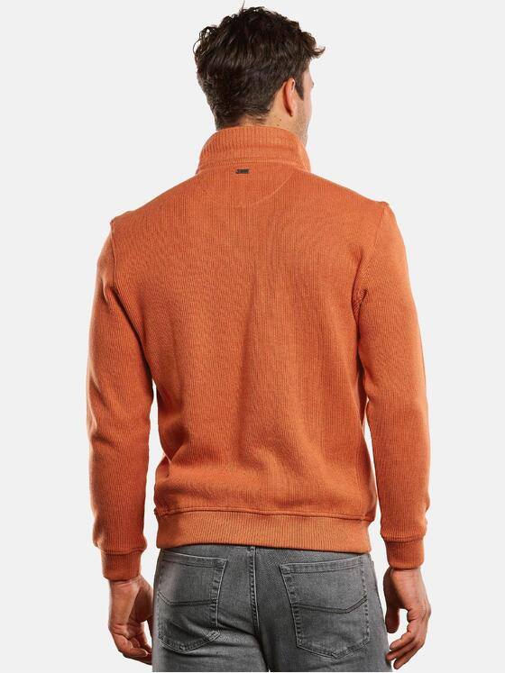 engbers Herren Sweatshirt Stehbund Dunkelorange 33749