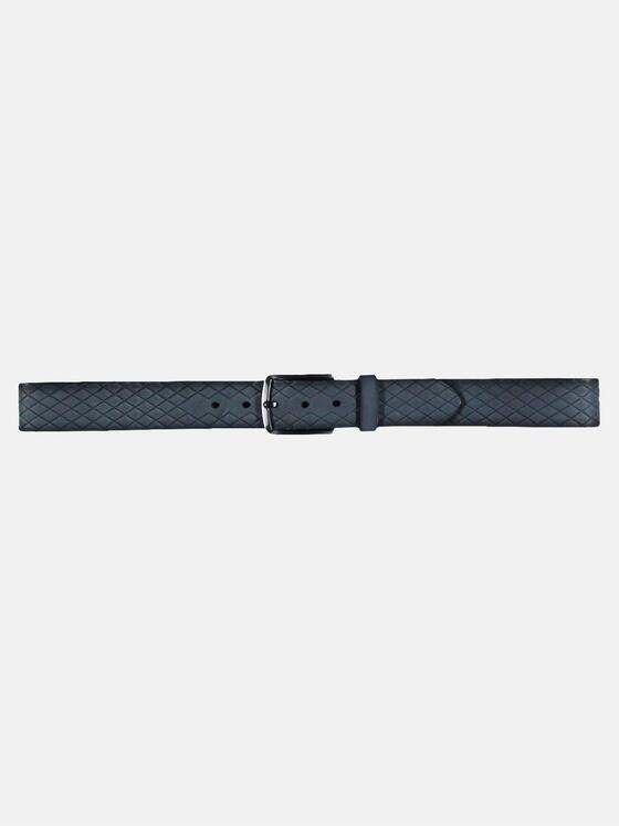 emilio adani Herren Ledergürtel Blau 29551