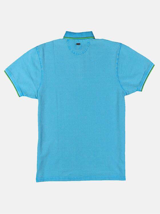 engbers Herren Poloshirt sportiv Blautuerkis 31657