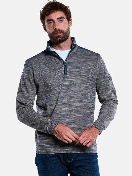 engbers Herren Sweatshirt meliert Grau 33391
