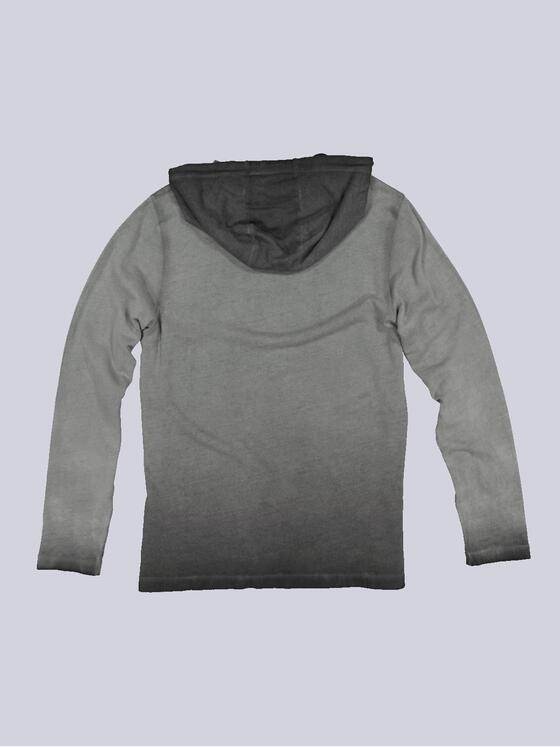 emilio adani Herren Langarm-Shirt uni Grau 35251