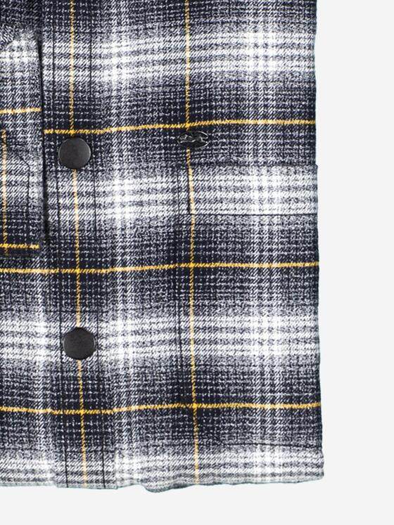 engbers Herren Langarm-Hemd gemustert Schwarz 37845