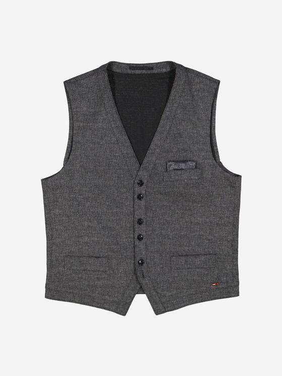 emilio adani Herren Sakko-Weste slim fit Grau 37583
