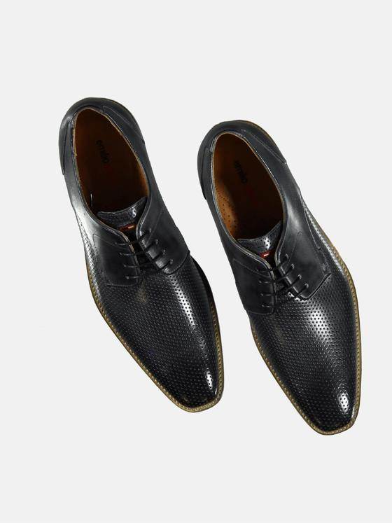 emilio adani Herren Business Derby Schuh Grau 29171