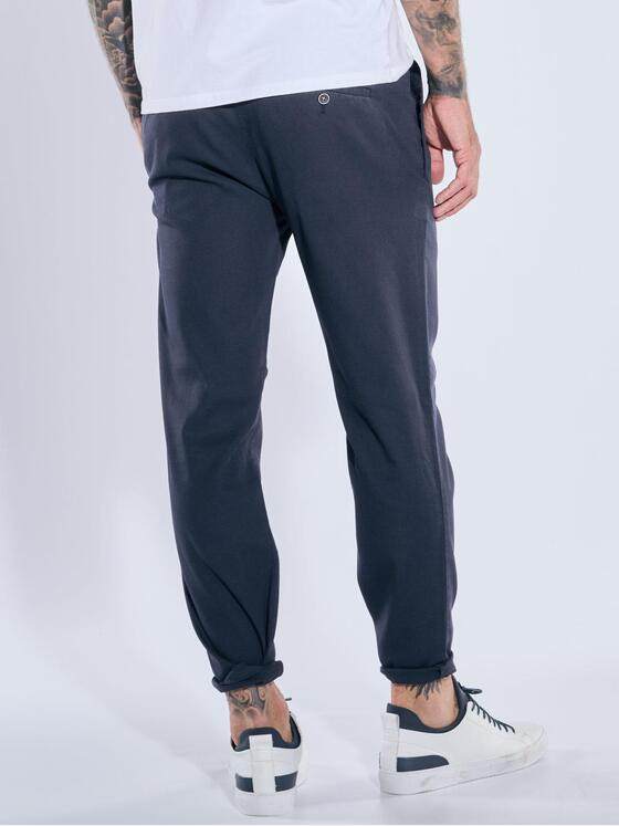 emilio adani Herren Chino mit Bundfalte Saphirblau 39107