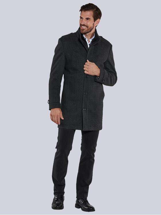 engbers Herren Mantel regular Grau 35487