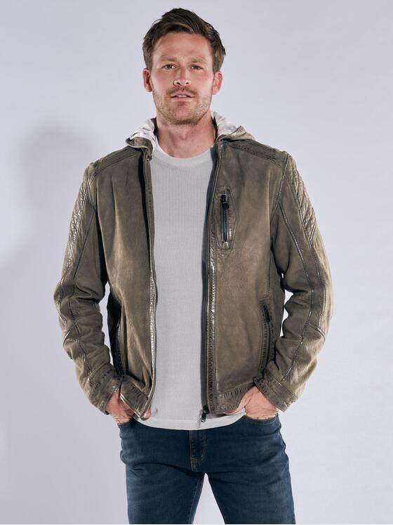 engbers Herren Lederjacke regular Braun 37181