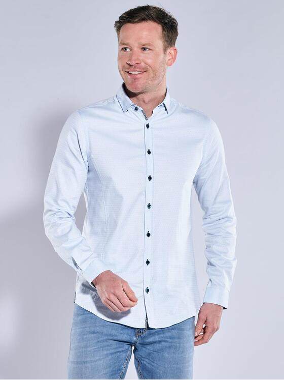 ENGBERS GERMANY Herren Hemd uni Hellblau 39357