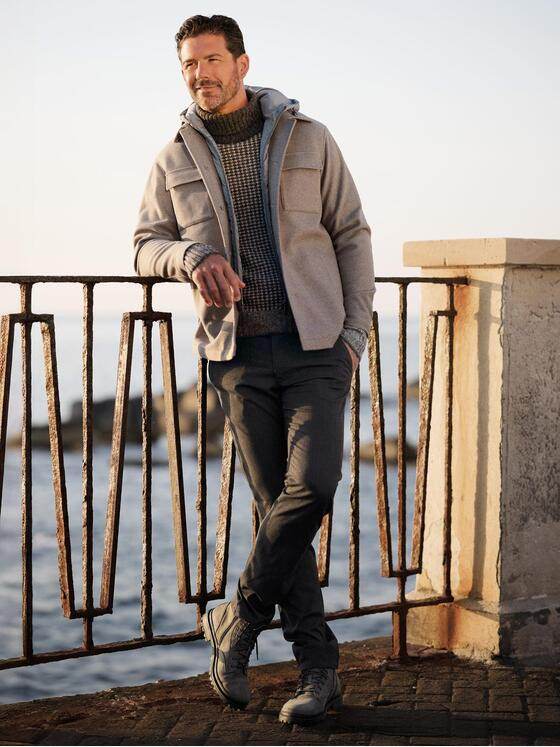 emilio adani Herren Jacke mit heraustrennbarem Inlet Beige 39479