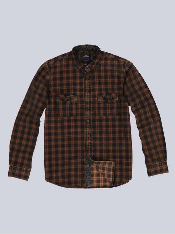 engbers Herren Langarm-Hemd aus Cord Rot 33670