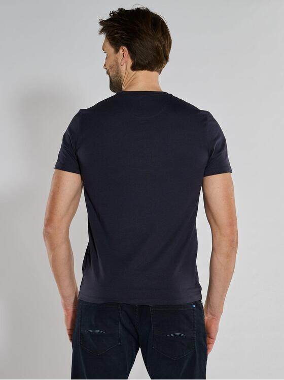 ENGBERS GERMANY Herren Rundhals T-Shirt Saphirblau 39591