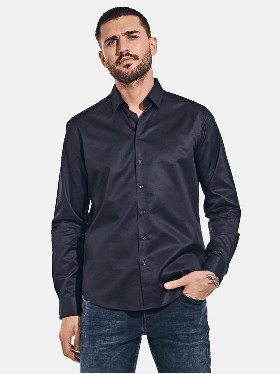 emilio adani Herren Hemd "My Favorite" Schwarz 30631