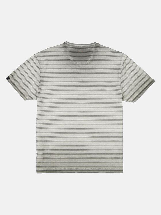 engbers Herren T-Shirt gestreift Grau 34520